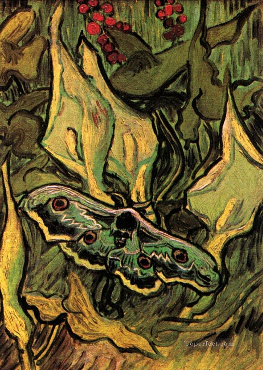 Great Peacock Moth Vincent van Gogh Oil Paintings
